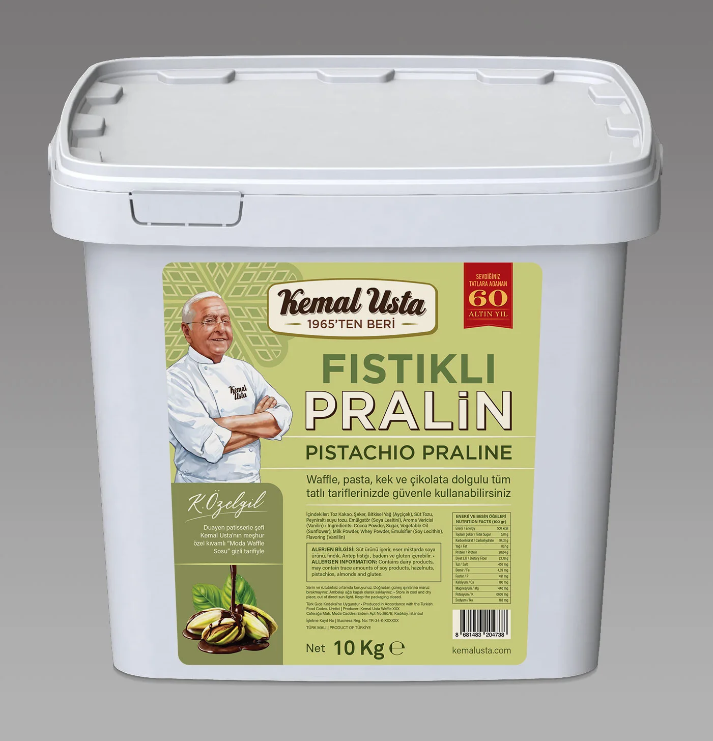 Pralin Fıstıklı 10 kg